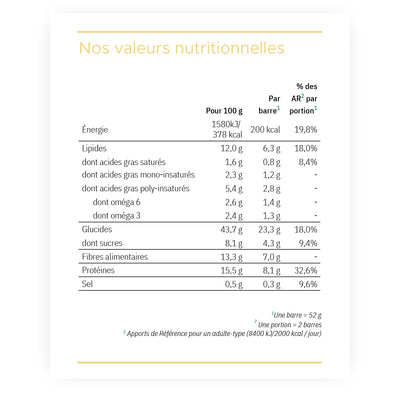 Daily - Barre Pois Chiches - Bio