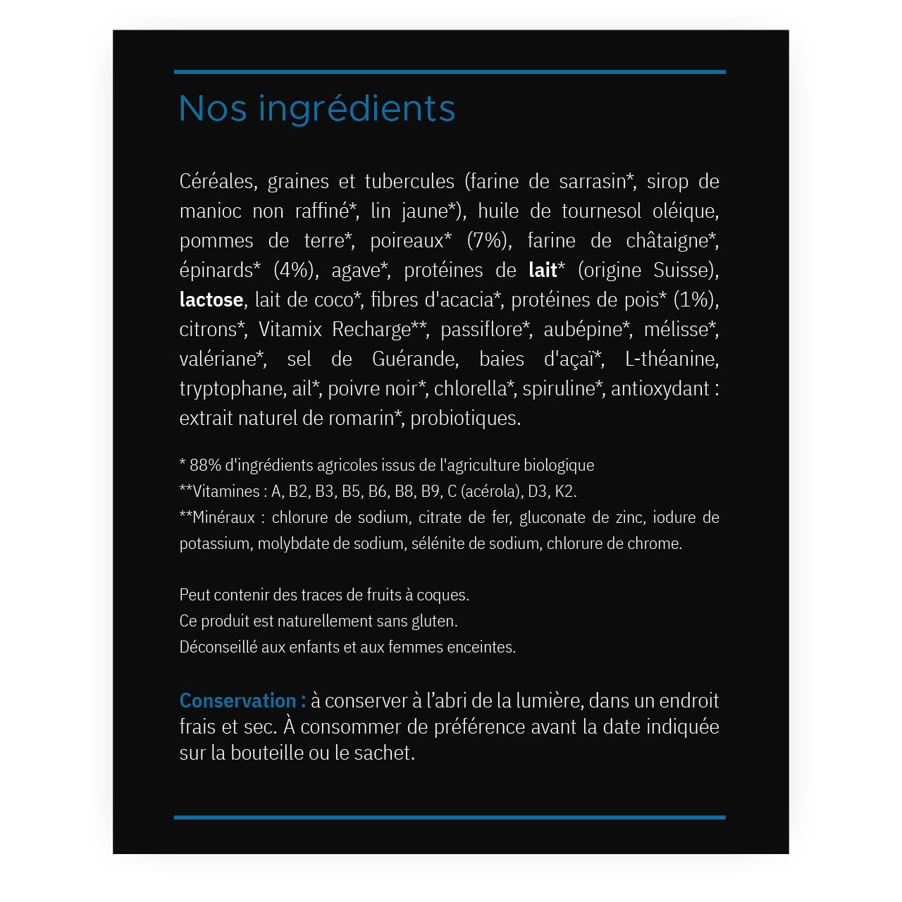 Catalyst Recharge : nutrition complète pré-sommeil